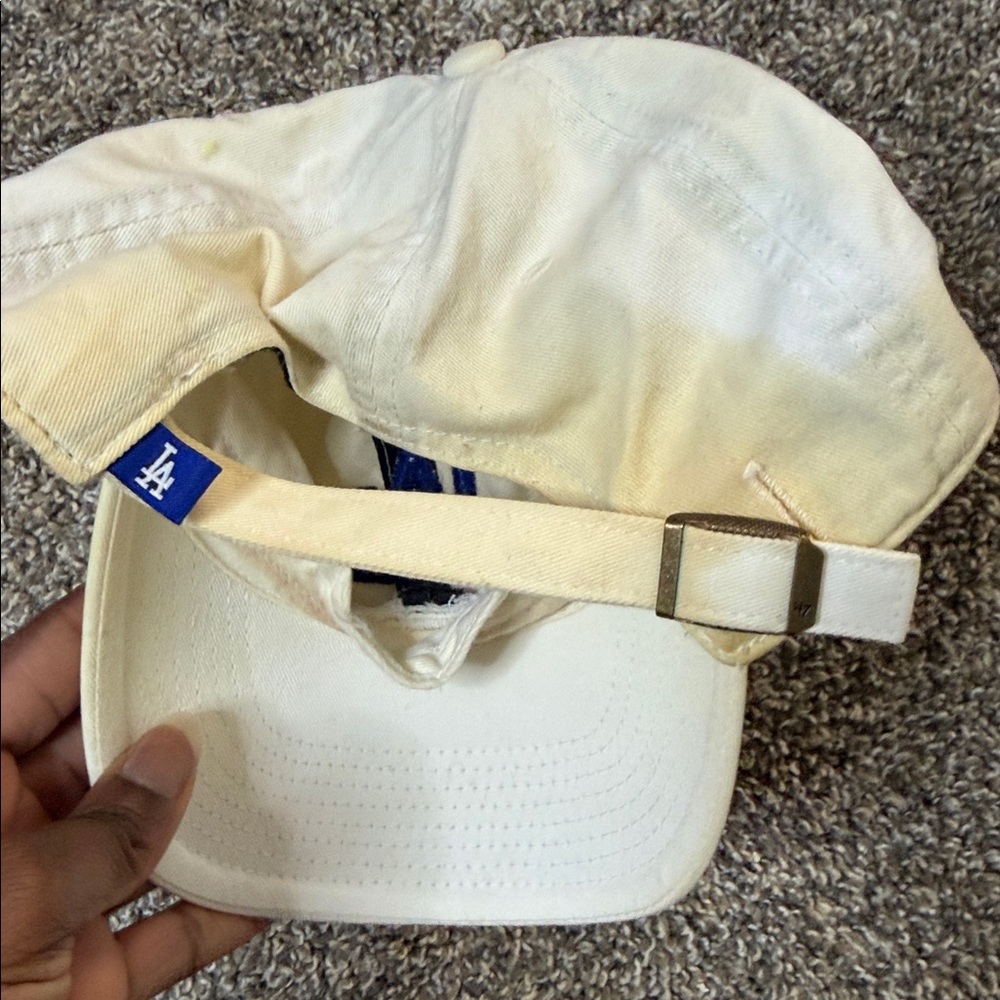 LA Hat 🧢 Cap (adjustable cap) stained as pictured SAME DAY SHIP - Picture 8 of 8
